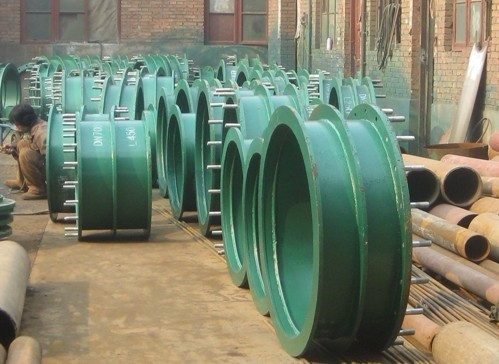 浙江省寧波市江北區(qū)大口徑人防套管發(fā)貨現場